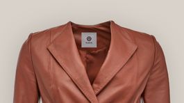 Dámske kožené sako Kara, predáva sa za 280 eur.