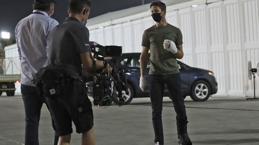 Romain Grosjean sa vrátil na bahrajnský okruh.