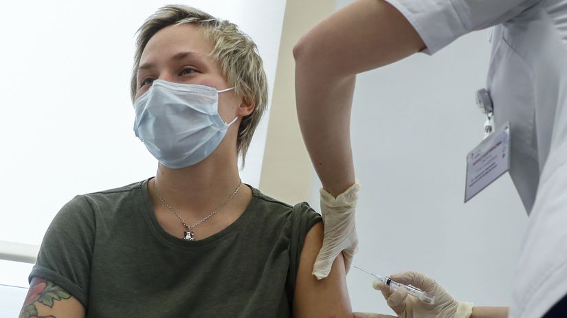 Rusko Moskva koronavírus vakcína očkovanie...
