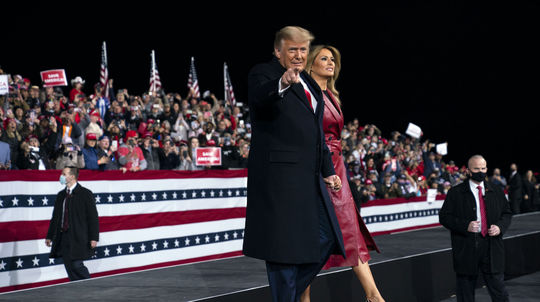 Americký prezident Donald Trump na prvom...