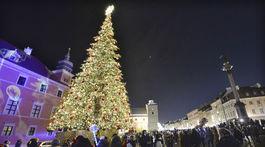 Varšava, vianočný strom