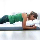 plank, planking, tréning, žena, cvičenie