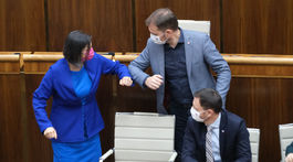 Mária Kolíková, Igor Matovič, Eduard Heger, parlament