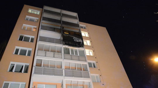 Požiar bytu v Košiciach 9. 12. 2020