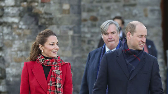 Princ William a jeho manželka Kate, vojvodkyňa...