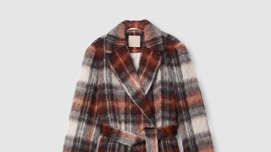 Dámsky károvaný vlnený kabát Pietro Filipi....