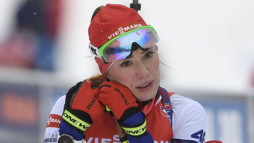 Rakúsko Biatlon SP 3.kolo stíhačka ženy Fialková
