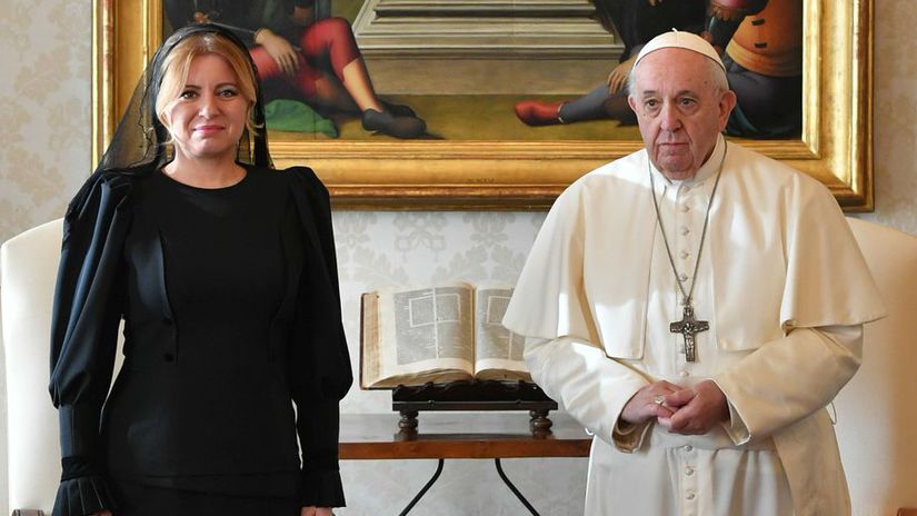 Vatikán SR Prezidentka Pápež Audiencia