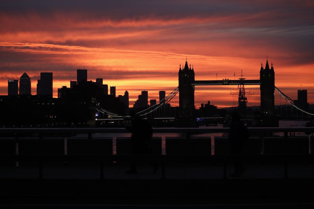 Londýn, Británia, Tower Bridge, Temža