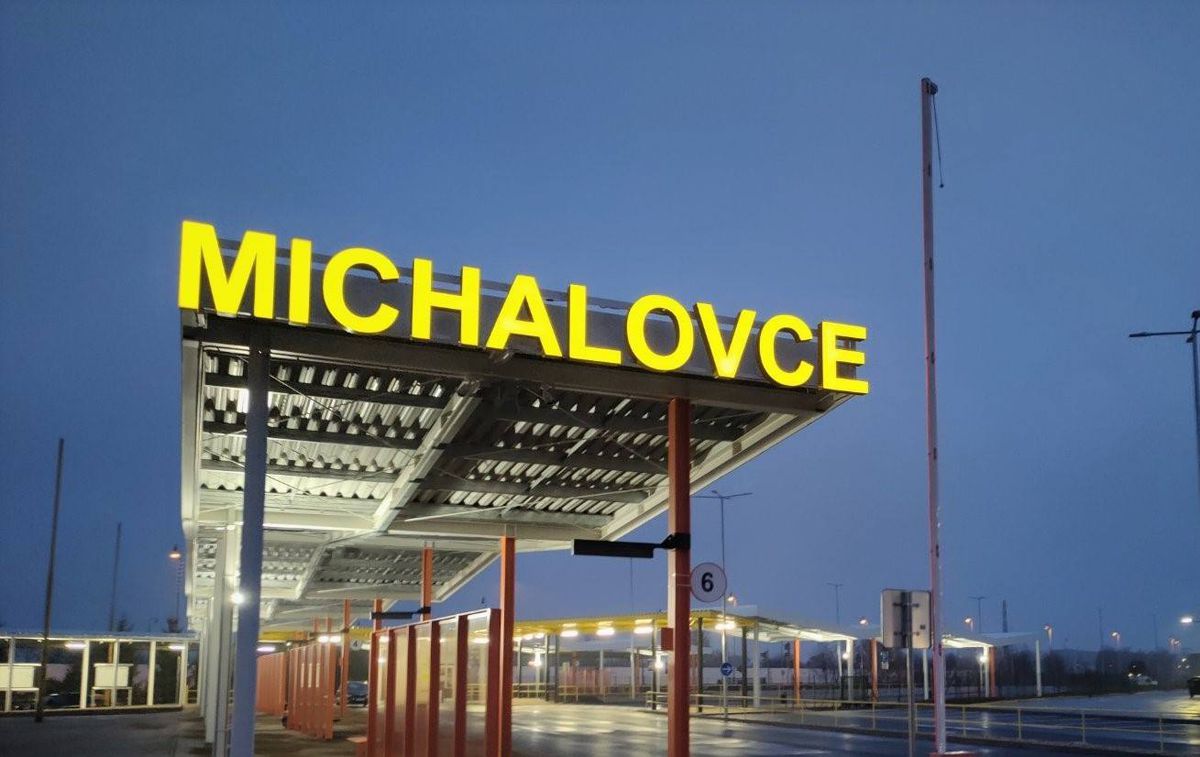 Nová autobusová stanica v Michalovciach.