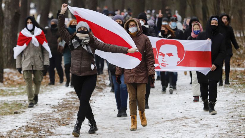 minsk bielorusko protest