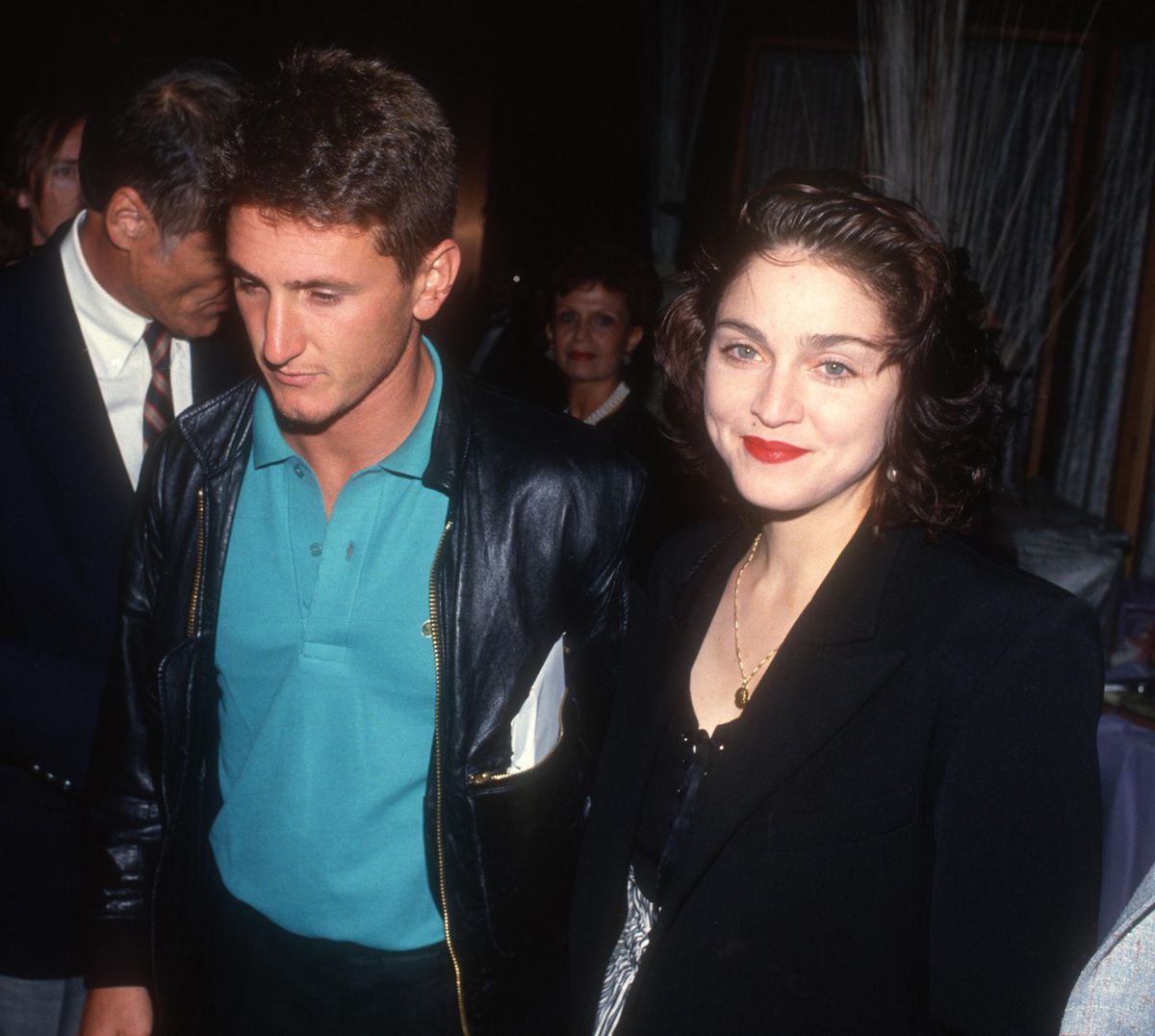 Speváčka Madonna a jej prvý manžel Sean Penn na...
