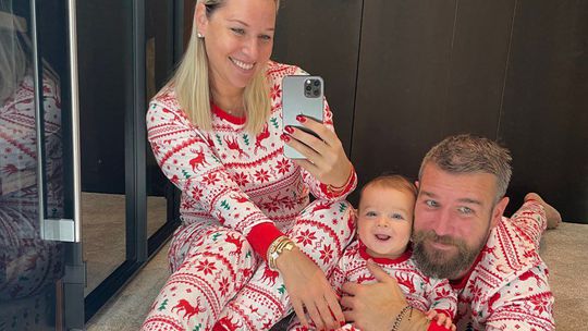 Dominika Cibulková so synom Jakubom a s...