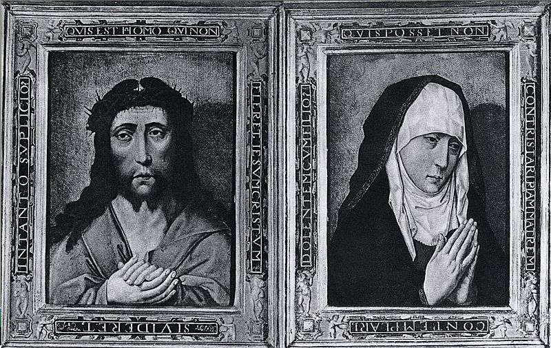 Obrazy Dietrica Boutsa Ecce Homo a Mater...
