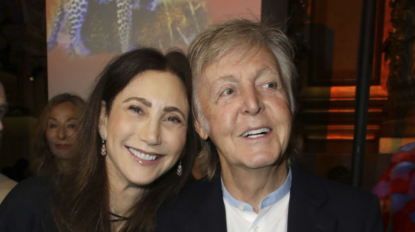 Paul McCartney a jeho manželka Nancy Shevell...
