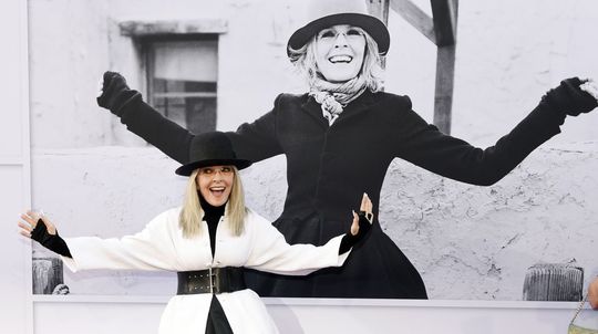 Diane Keaton n azábere z roku 2017.