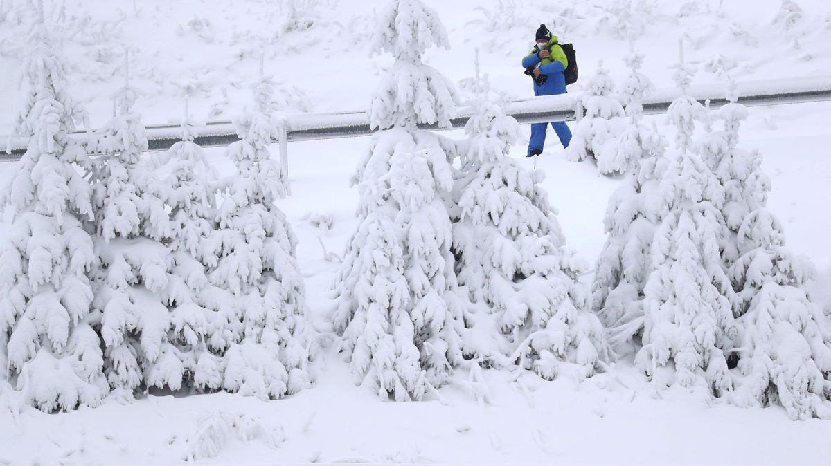 Zasnežený Oberhof pred pretekmi Svetového...