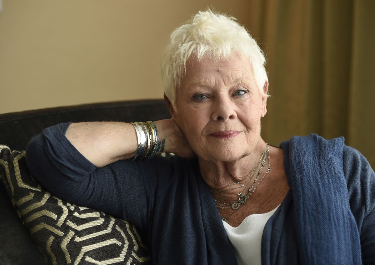 Britská herečka Judi Dench.
