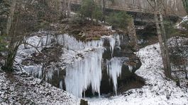Ľadopád pri Tisovci sa stal hotovou zimnou atrakciou