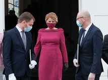 Zuzana Caputova, Igor Matovic, Richard Sulik