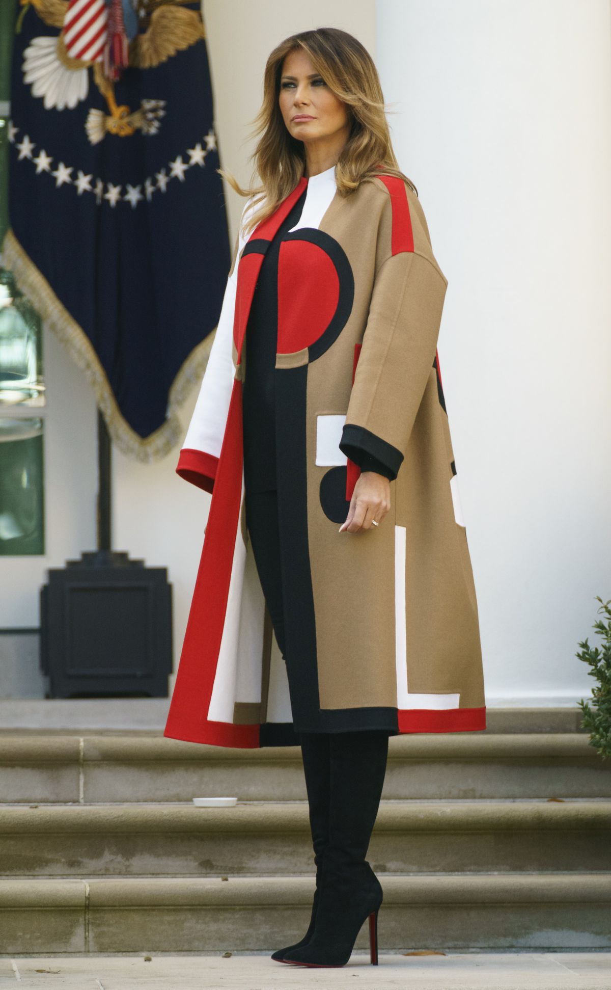 Prvá dáma Melania Trump v novembri 2018.