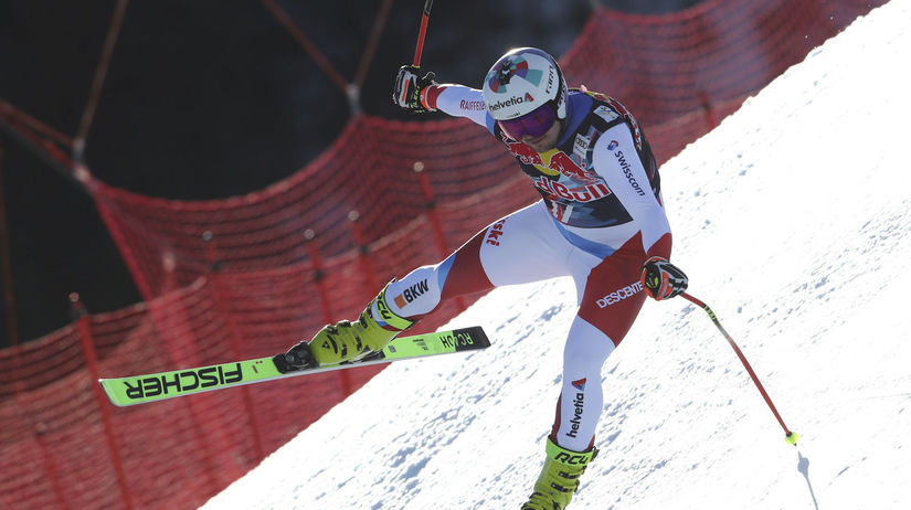 Pád Ursa Kryenbühla v Kitzbüheli.