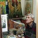 Albín Brunovský, ateliér, maliar. obrazy