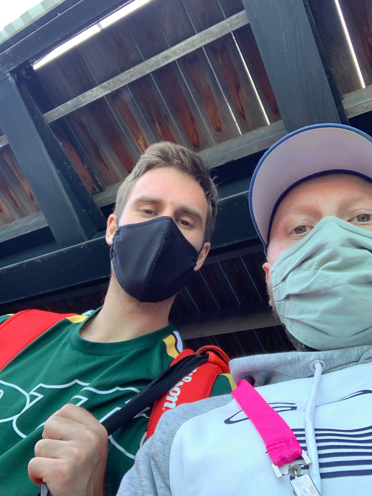 Dávid Olasz (vpravo) a Norbert Gombos v...