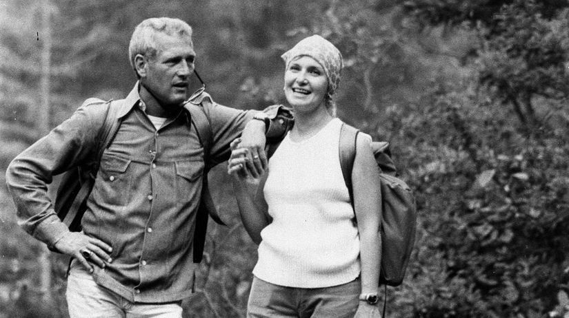 Paul Newman, Joanne Woodward a ich dcéry Lissy...