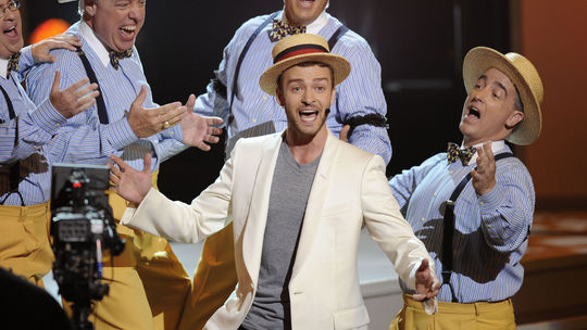 Justin Timberlake v roku  2008. 