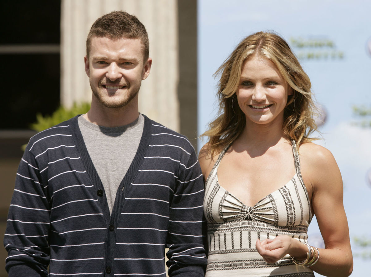 Cameron Diaz a Justin Timberlake v roku 2007,...