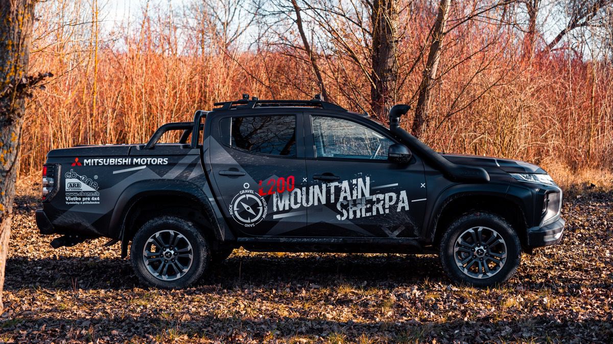 Mitsubishi L200 Mountain Sherpa má aj zvýšený...