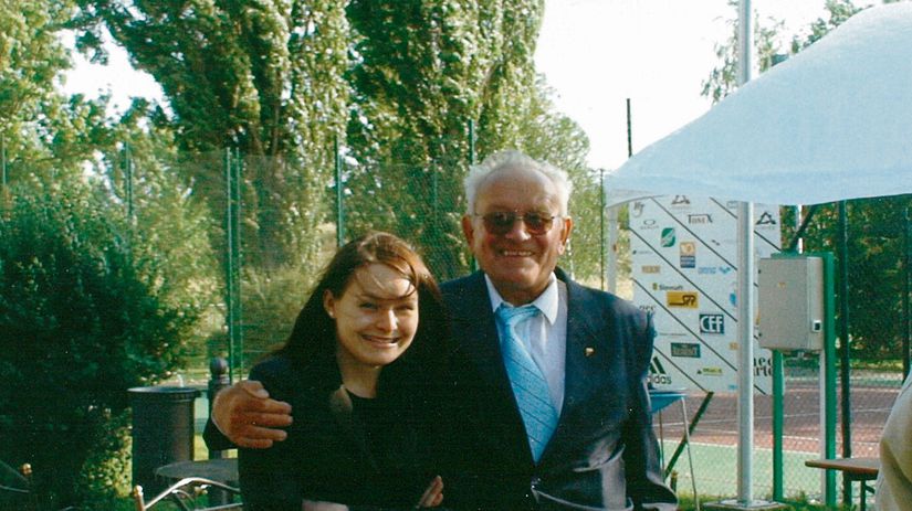 Ladislav Čepčiansky s dcérou Janou, ktorá mu...