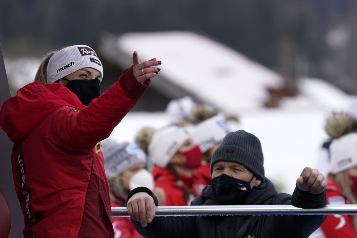 Lara Gutová-Behramiová v Garmischi.