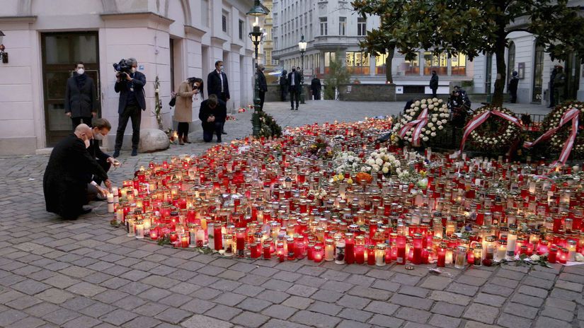 Rakúsko Viedeň Útok Terorizmus Výročie