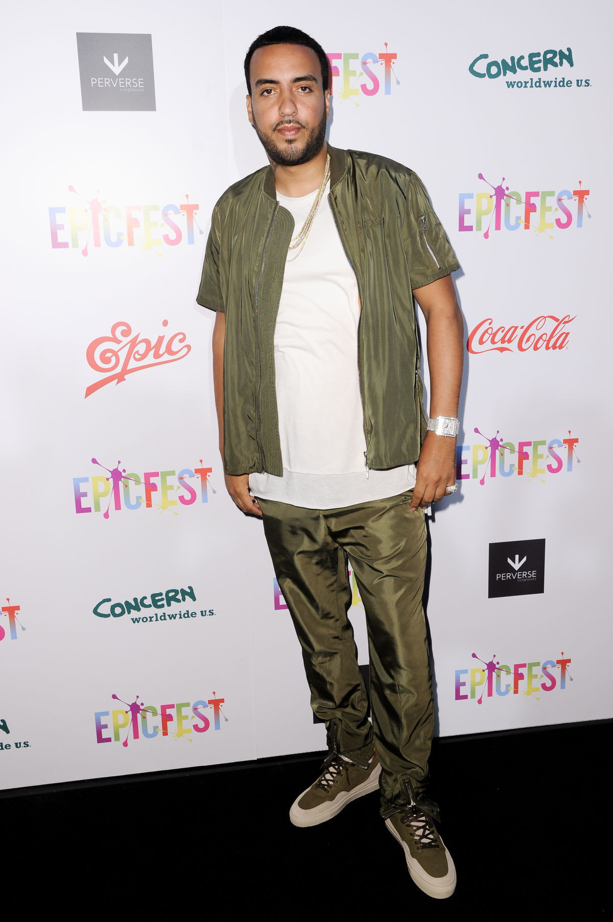 Raper a producent French Montana na zábere z...