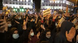 Spain-Rapper Protests