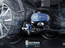 Easyrain - systém AiS proti aqaplaningu