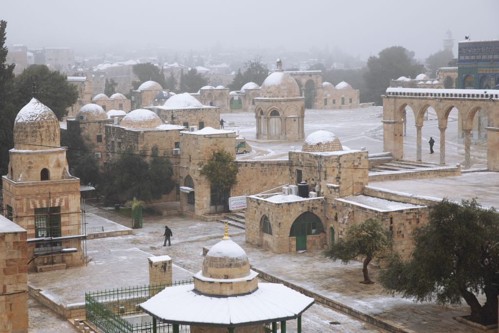 Izrael, Jeruzalem, sneh