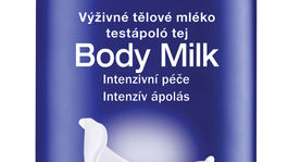 Výživné telové mlieko pre veľmi suchú pokožku Nivea Body Mil, predáva sa za 4,99 eura za 250 ml balenie.