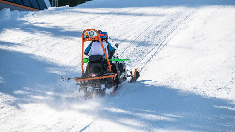 Petra Vlhová počas tréningu v Jasnej.