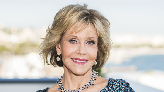  Jane Fonda ako blondínka v roku 2018.