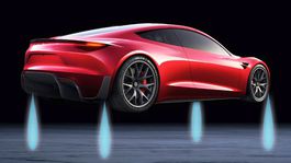 Tesla: Musk šokuje, Roadster sa bude vznášať vďaka dýzam SpaceX