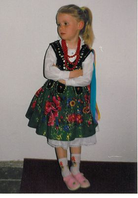 Weronika Gogola ako dieťa.