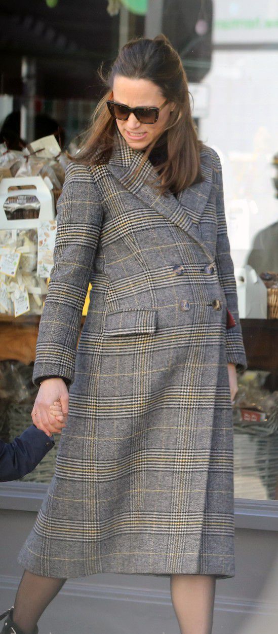 Pippa Matthews Middleton počas prechádzky...