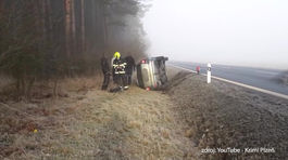 Video: Hasič uskočil pred rútiacou sa Octaviou