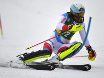 SR Slovakia Skiing SP slalom women 1. round ZAX