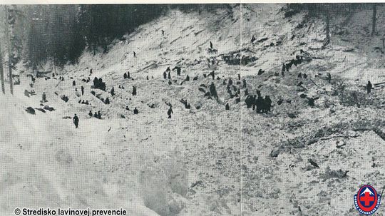 Druhý lavínový stupeň platí v najvyšších polohách Tatier