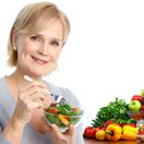 žena, ovocie, zelenina, zdravá strava