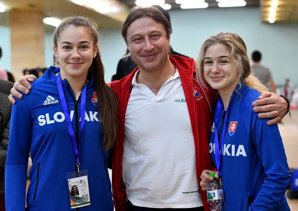 S dcérami Viki a Veronikou na Majstrovstvách...